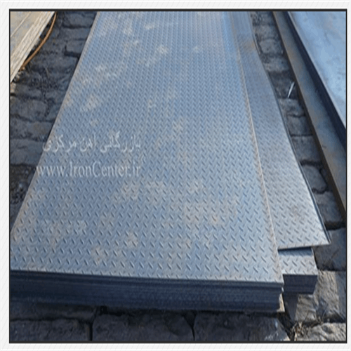 ورق آهن آجدار با عرض 1250